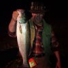 NJ Striper Fishing - Ken Beam chasing those Magic Hour NJ Stripers in his `Yak