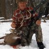 NJ Bow & Arrow Hunting - Ken Beam lures in a Buck using his "Lucky-Seven Rattlin`Antlers"...
